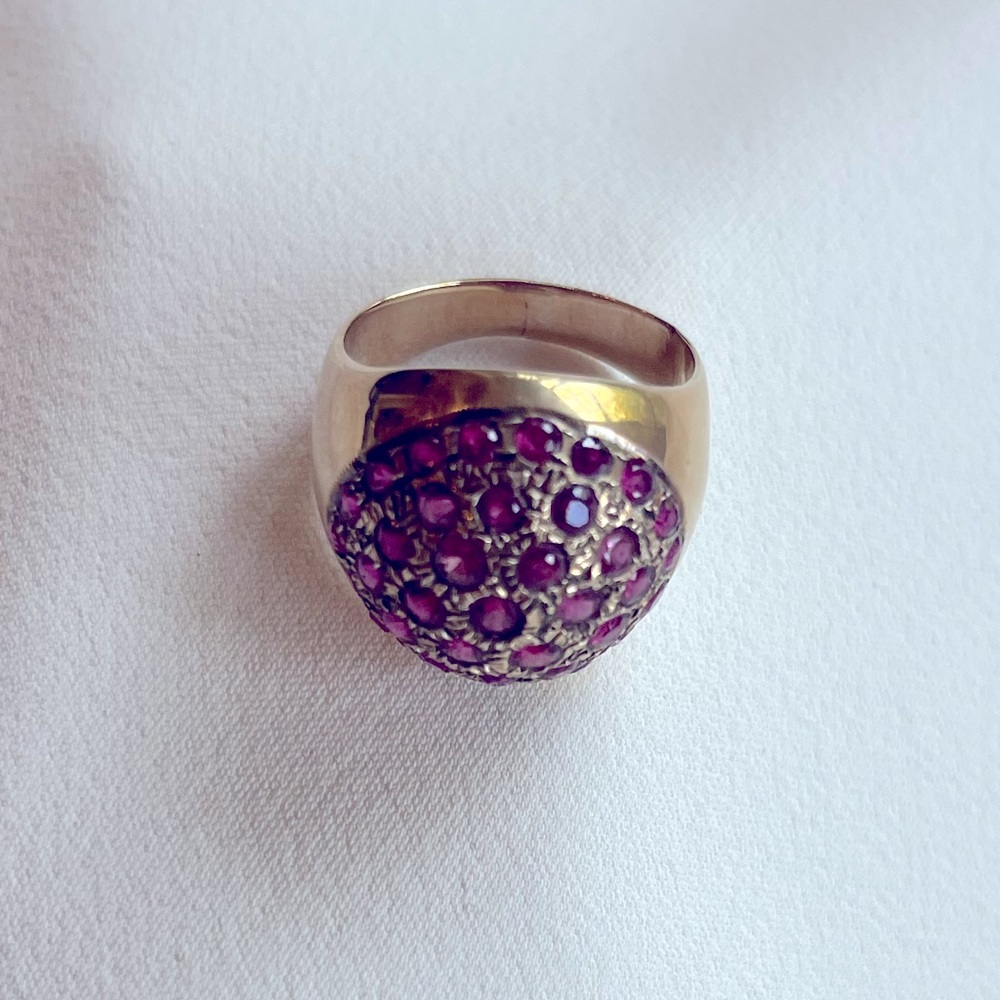 14K Gold Ruby Estate Ring - Picture 3 of 16